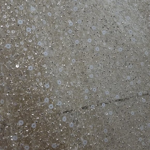 NWT GOLD BEADS AND SEQUINS SEMI SHEER TOP - Picture 6 of 9